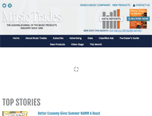 Tablet Screenshot of musictrades.com